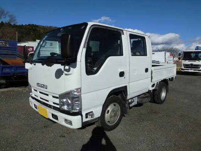 いすゞ エルフ 小型 平ボディ Wキャブ TKG-NJS85A の中古トラック【車両No.104584】
