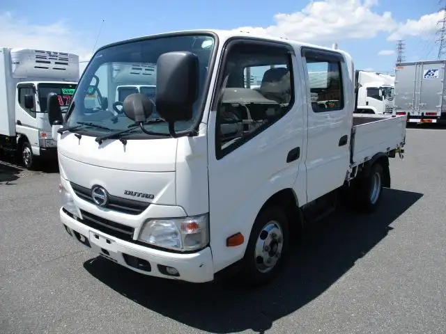 日野 デュトロ 小型 平ボディ Wキャブ TKG-XZU605Mの中古トラック画像1