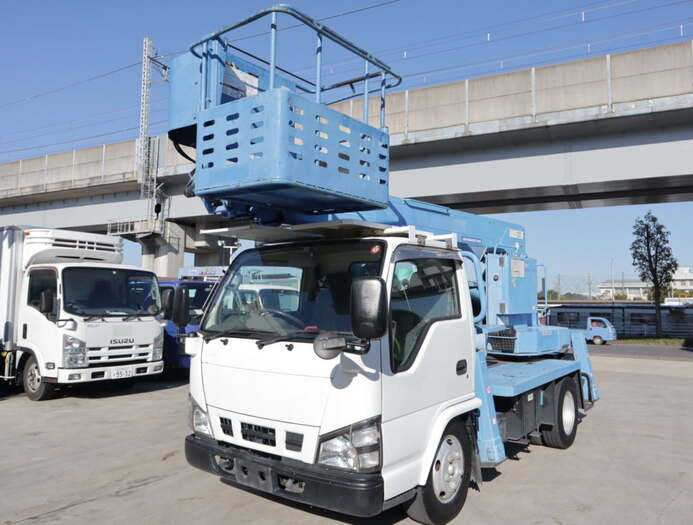 いすゞ エルフ 小型 高所・建柱車 高所作業車 PB-NKR81N