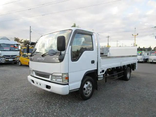 いすゞ エルフ 小型 平ボディ パワーゲート 床鉄板 の中古トラック【車両No.104983】