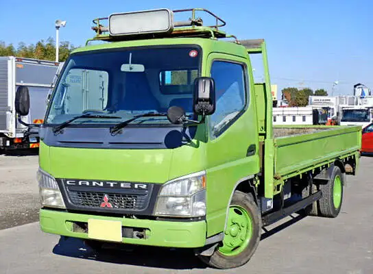 三菱 キャンター 小型 平ボディ 床鉄板 PA-FE72DEの中古トラック画像1