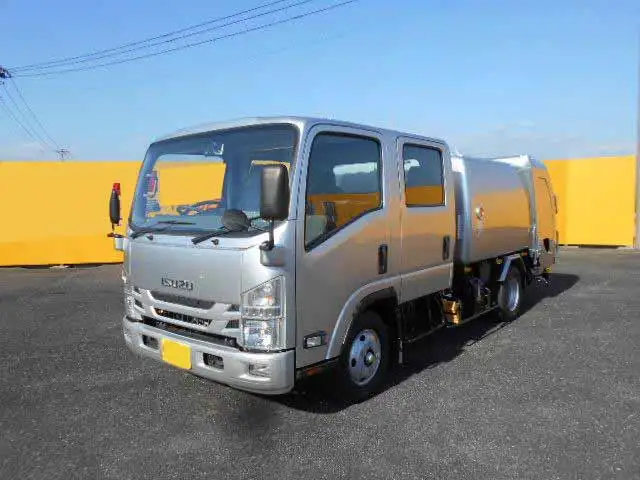 いすゞ エルフ 小型 パッカー車 Wキャブ プレス式の中古トラック画像1