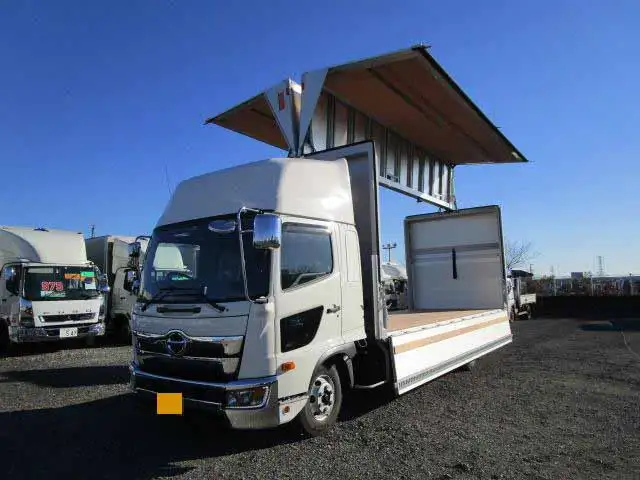 日野 レンジャー 中型/増トン ウイング パワーゲート エアサスの中古トラック画像1