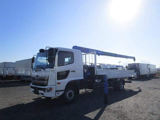 日野 レンジャー 中型 クレーン付 ワイド 2PG-FE2ABA