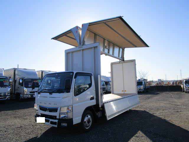 三菱 キャンター 小型 ウイング 標準ロング 2PG-FEB50