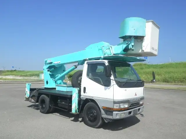 三菱 キャンター 小型 高所・建柱車 高所作業車 KC-FE567Bの中古トラック画像2