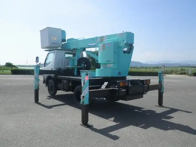 三菱 キャンター 小型 高所・建柱車 高所作業車 KC-FE567Bの中古トラック画像4