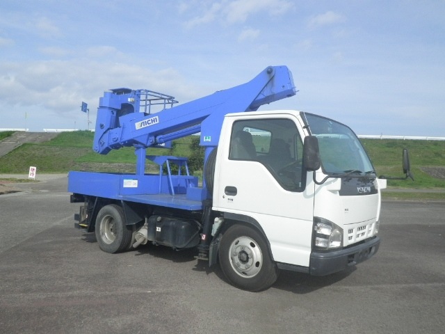 いすゞ エルフ 小型 高所・建柱車 高所作業車 電工仕様｜画像2