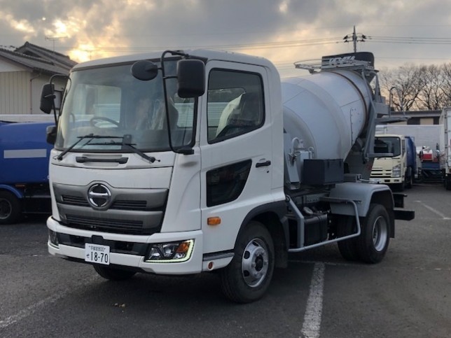 日野 レンジャー 中型 ミキサー・ポンプ ミキサー車 2KG-FC2ABA