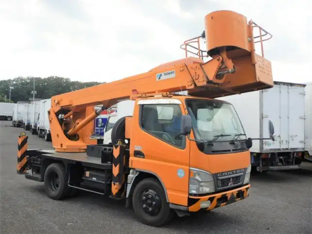 三菱 キャンター 小型 高所・建柱車 高所作業車 KK-FE73EBの中古トラック画像4
