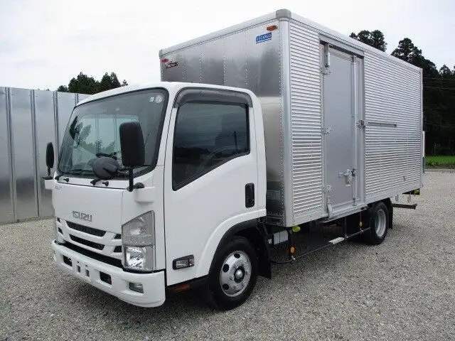 いすゞ エルフ 小型 アルミバン サイドドア 2RG-NPR88ANの中古トラック画像1