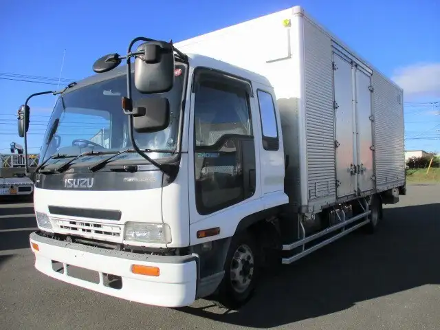 いすゞ フォワード 中型/増トン アルミバン エアサス サイドドアの中古トラック画像1