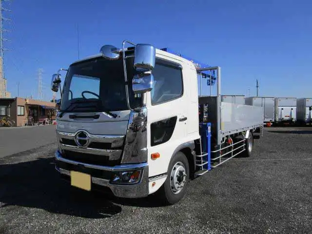 日野 レンジャー 中型/増トン クレーン付 アルミブロック エアサスの中古トラック画像1