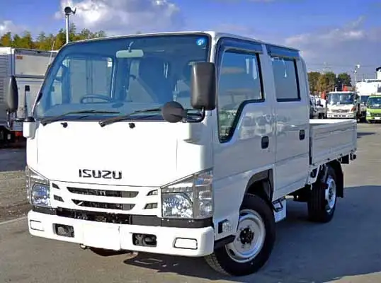 いすゞ エルフ 小型 平ボディ Wキャブ TRG-NHS85Aの中古トラック画像1