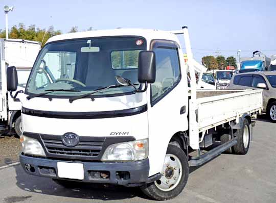 トヨタ ダイナ 小型 平ボディ 標準ロング BDG-XZU348