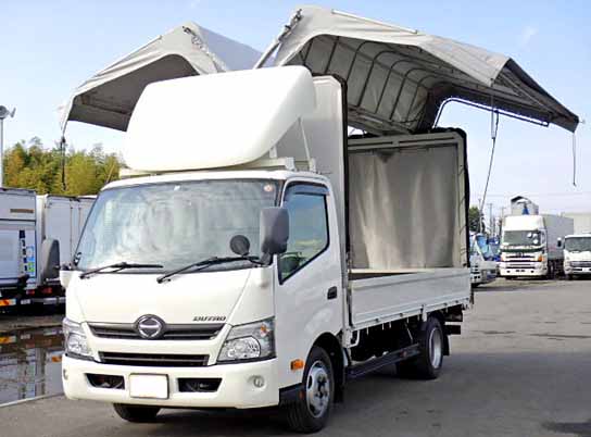 日野 デュトロ 小型 ウイング ワイドロング TKG-XZU710M