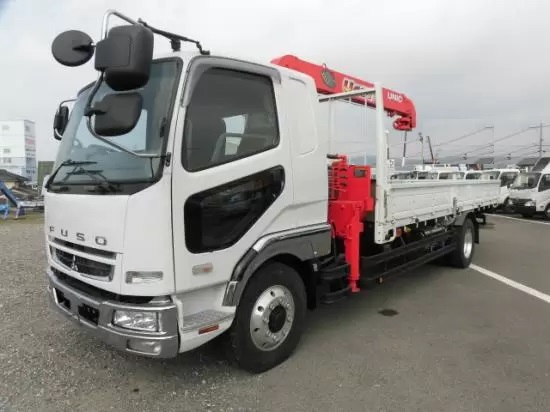 三菱 ファイター 中型 クレーン付 ワイド PJ-FK62FZ
