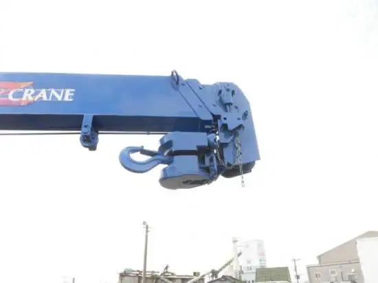 三菱 キャンター 小型 クレーン付 床鉄板 3段の中古トラック画像11