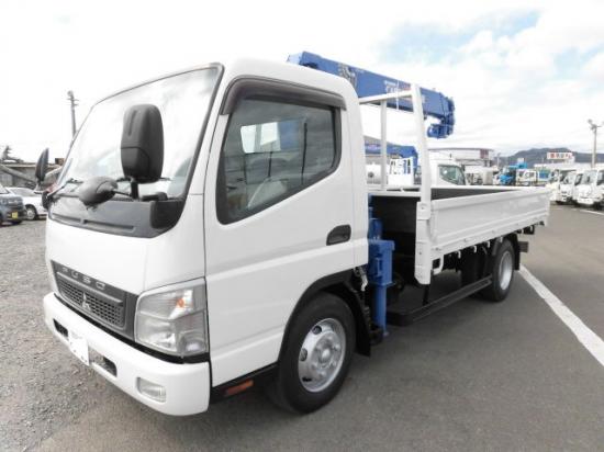 三菱 キャンター 小型 クレーン付 ワイドロング PDG-FE83DY