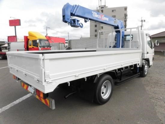 三菱 キャンター 小型 クレーン付 床鉄板 4段｜画像2