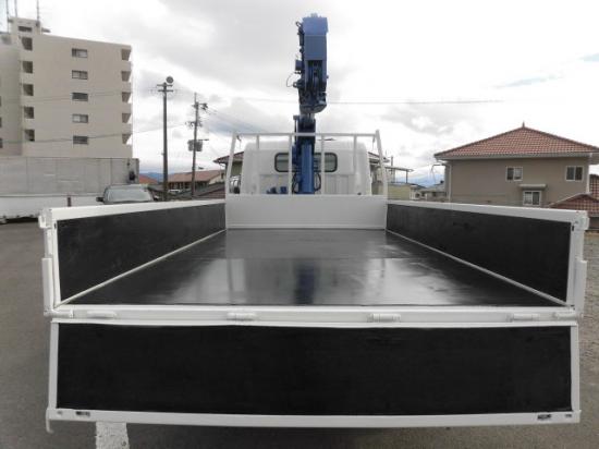 三菱 キャンター 小型 クレーン付 床鉄板 4段｜画像3