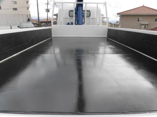 三菱 キャンター 小型 クレーン付 床鉄板 4段｜画像8