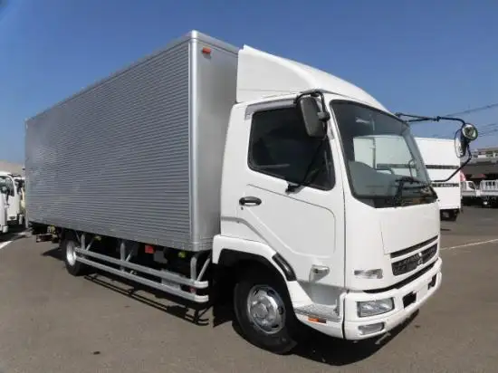 三菱 ファイター 中型/増トン アルミバン パワーゲート PDG-FK71Fの中古トラック画像5