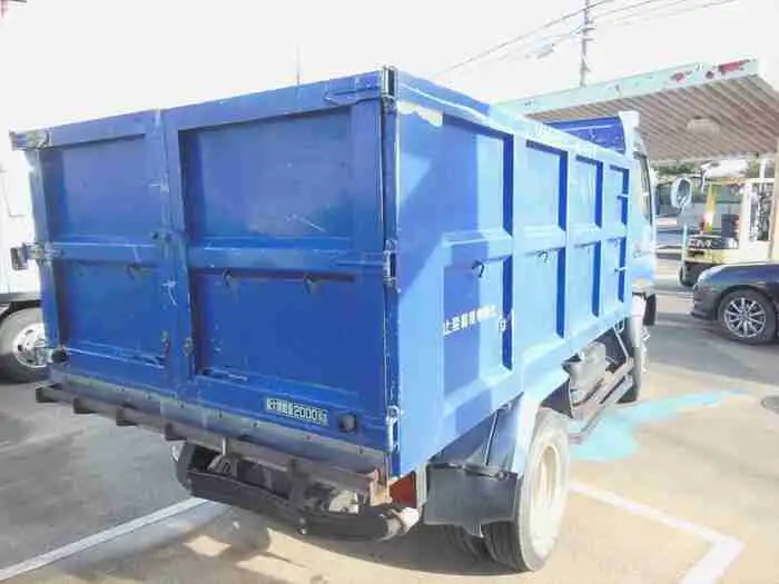 三菱 キャンター 小型 ダンプ 土砂禁 ステンレス張りの中古トラック画像3