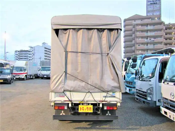 三菱 キャンター 小型 平ボディ 幌 TKG-FBA20の中古トラック画像3