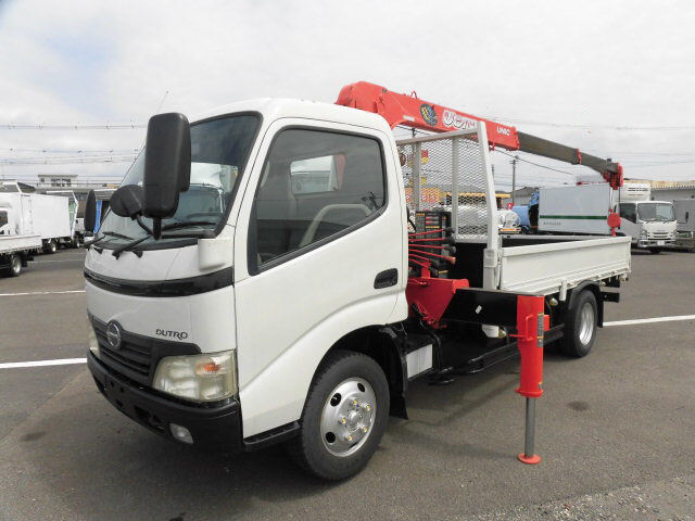 日野 デュトロ 小型 クレーン付 標準ロング BDG-XZU348M