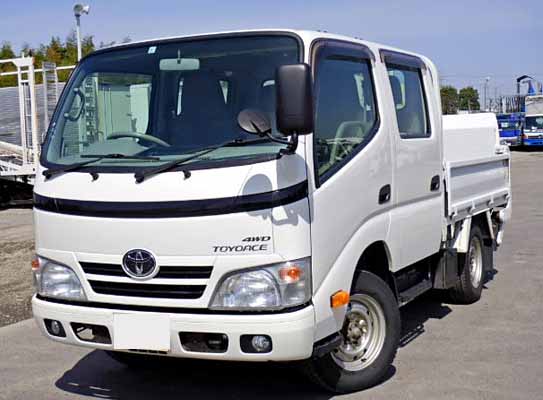 トヨタ トヨエース 小型 平ボディ Wキャブ パワーゲート の中古トラック【車両No.108126】