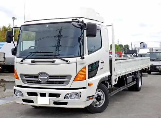 日野 レンジャー 中型/増トン 平ボディ ベッド TKG-FD7JLAAの中古トラック画像1