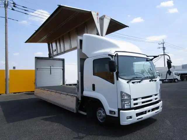 いすゞ フォワード 中型/増トン ウイング パワーゲート ベッドの中古トラック画像3
