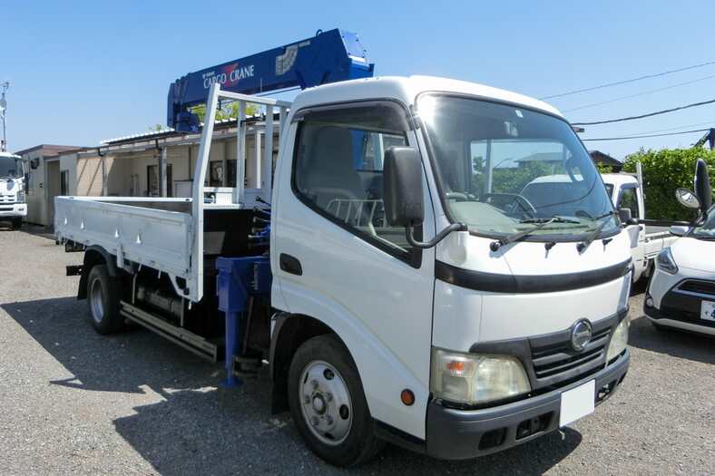 日野 デュトロ 小型 クレーン付 床鉄板 4段｜画像3