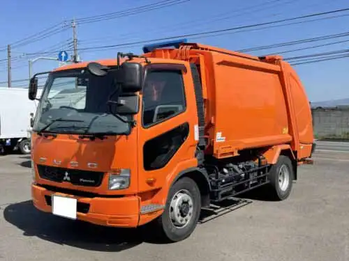 三菱 ファイター 中型/増トン パッカー車 プレス式 QKG-FK72FZの中古トラック画像1