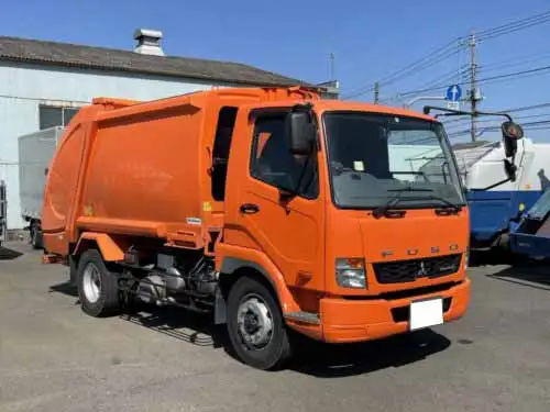 三菱 ファイター 中型/増トン パッカー車 プレス式 QKG-FK72FZの中古トラック画像3