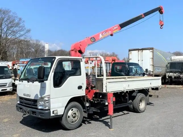 いすゞ エルフ 小型 クレーン付 3段 フックインの中古トラック画像7