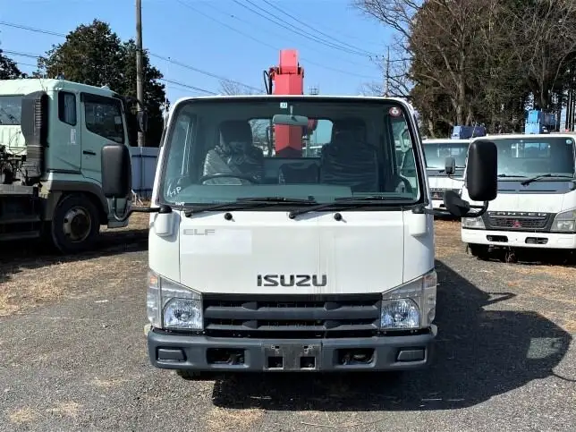 いすゞ エルフ 小型 クレーン付 3段 フックインの中古トラック画像2