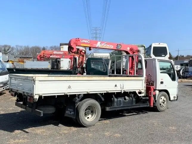 いすゞ エルフ 小型 クレーン付 3段 フックインの中古トラック画像4