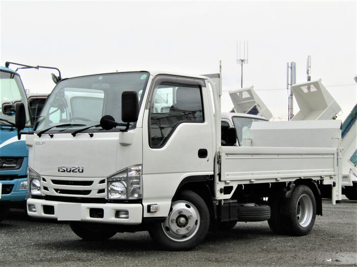 いすゞ エルフ 小型 平ボディ 10尺 TPG-NKR85A