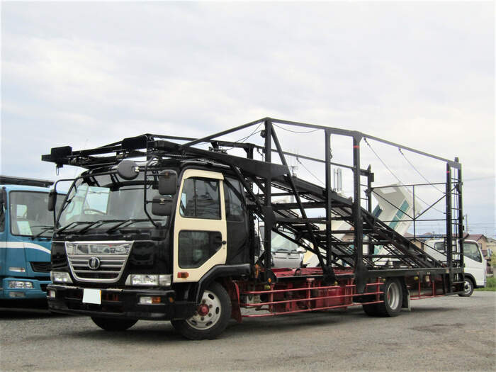 日産UD コンドル 中型 車両重機運搬 キャリアカー PB-LK36A