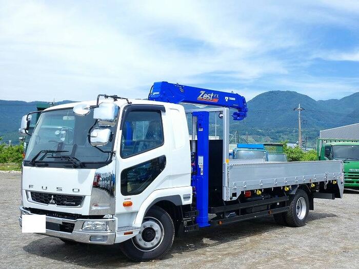 三菱 ファイター 中型 車両重機運搬 セルフローダー 2KG-FK62FZ