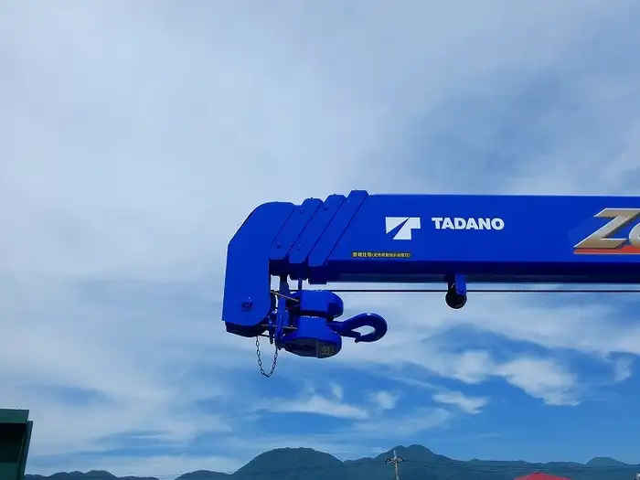 三菱 ファイター 中型/増トン 車両重機運搬 4段クレーン ラジコンの中古トラック画像8