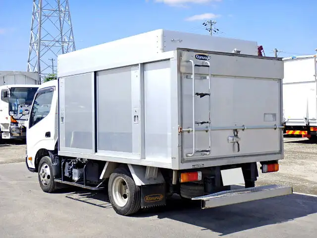 日野 デュトロ 小型 アルミバン ボトルカー サイドドアの中古トラック画像2