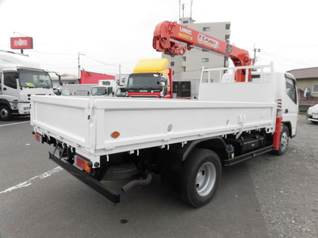 三菱 キャンター 小型 クレーン付 床鉄板 3段｜画像2