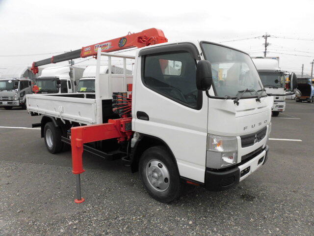 三菱 キャンター 小型 クレーン付 床鉄板 3段｜画像9