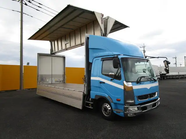 三菱 ファイター 中型/増トン ウイング パワーゲート エアサスの中古トラック画像2