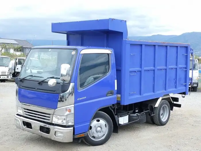 三菱 キャンター 小型 ダンプ 土砂禁 PDG-FE71DDの中古トラック画像1