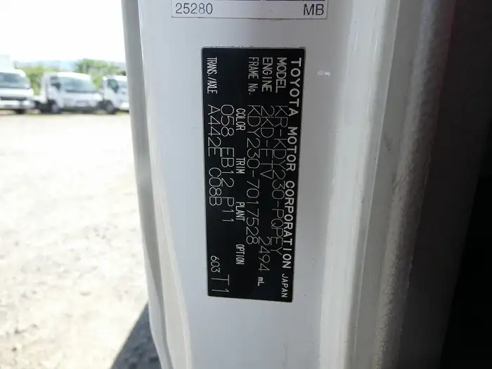 トヨタ トヨエース 小型 平ボディ Wキャブ KR-KDY230の中古トラック画像19
