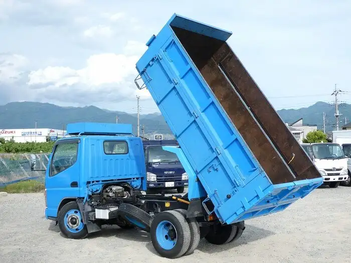 三菱 キャンター 小型 ダンプ 土砂禁 PA-FE71DBDの中古トラック画像3